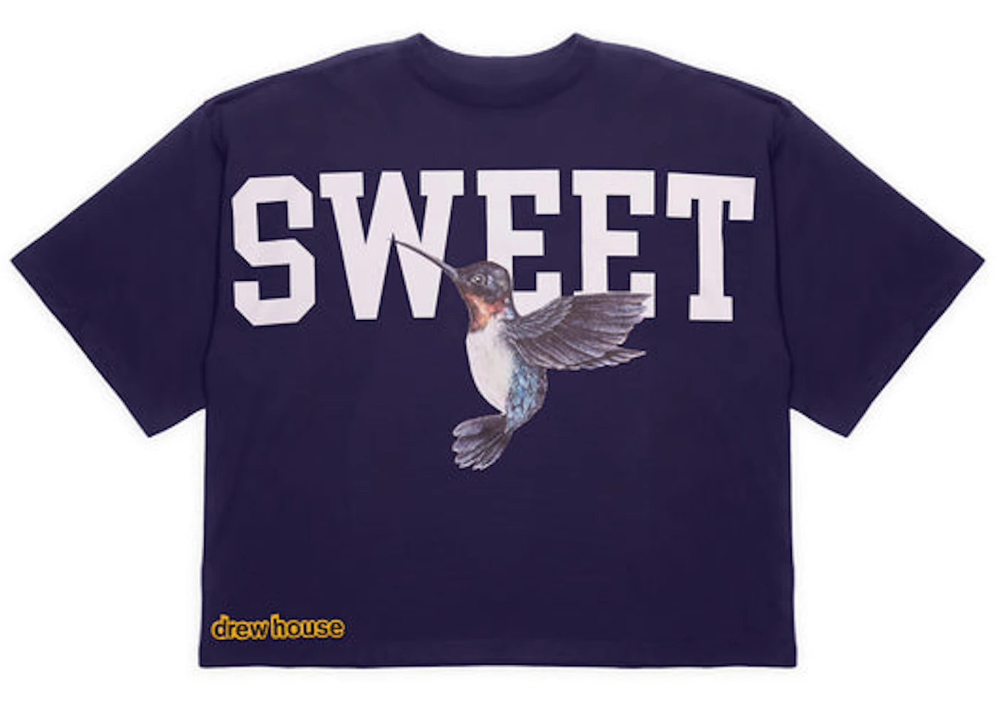 drew house sweet boxy t-shirt navy