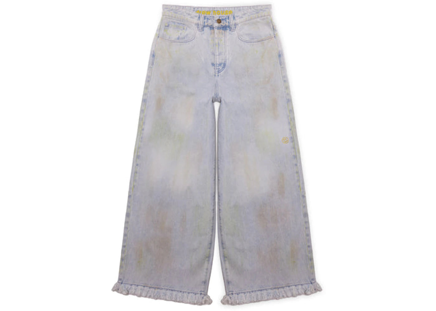 drew house ultra wide leg jean huston wash