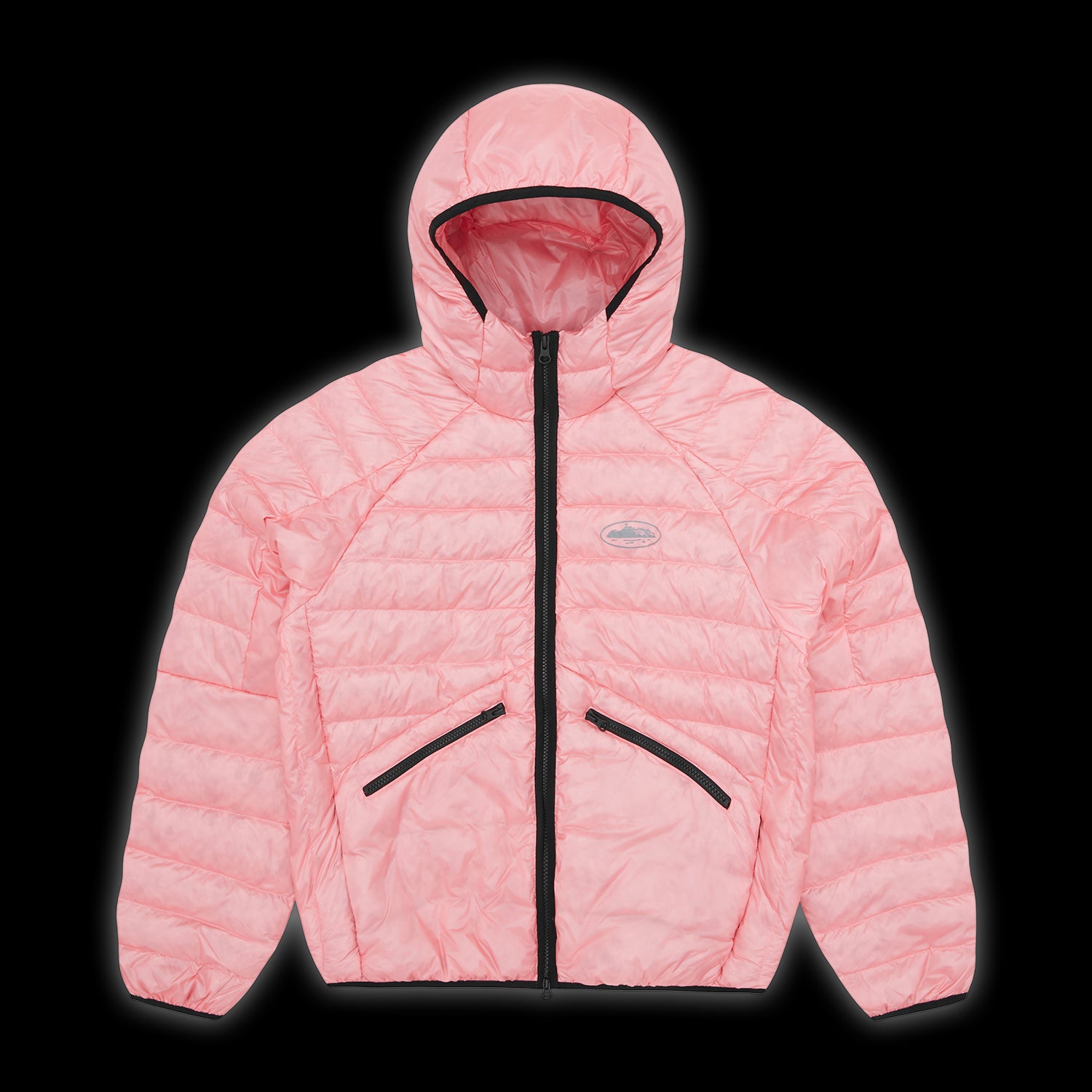 Corteiz Elitework Micro Puff Jacket Pink