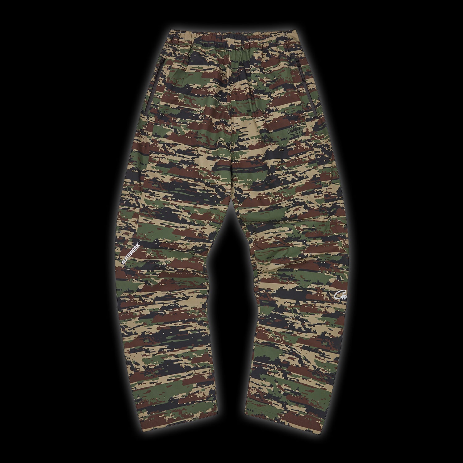 Corteiz Elitework Waterproof Shell Pant Digi Camo