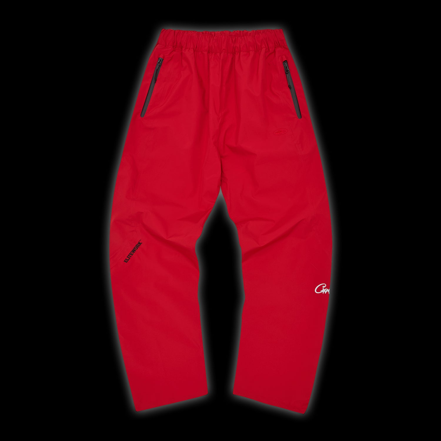 Corteiz Elitework Waterproof Shell Pant Red