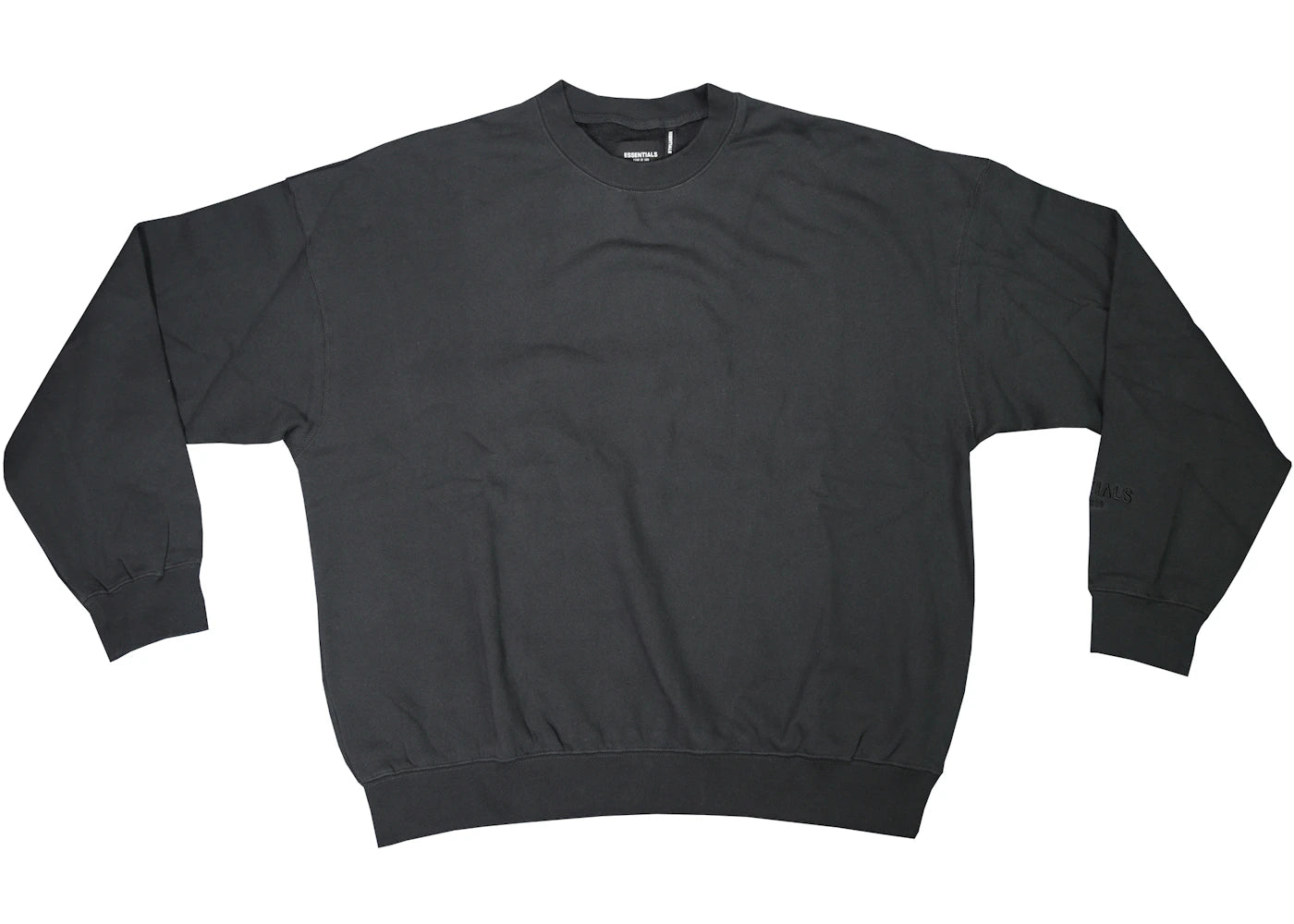 Fear of God Essentials 3M Logo Crewneck Sweatshirt Black/White