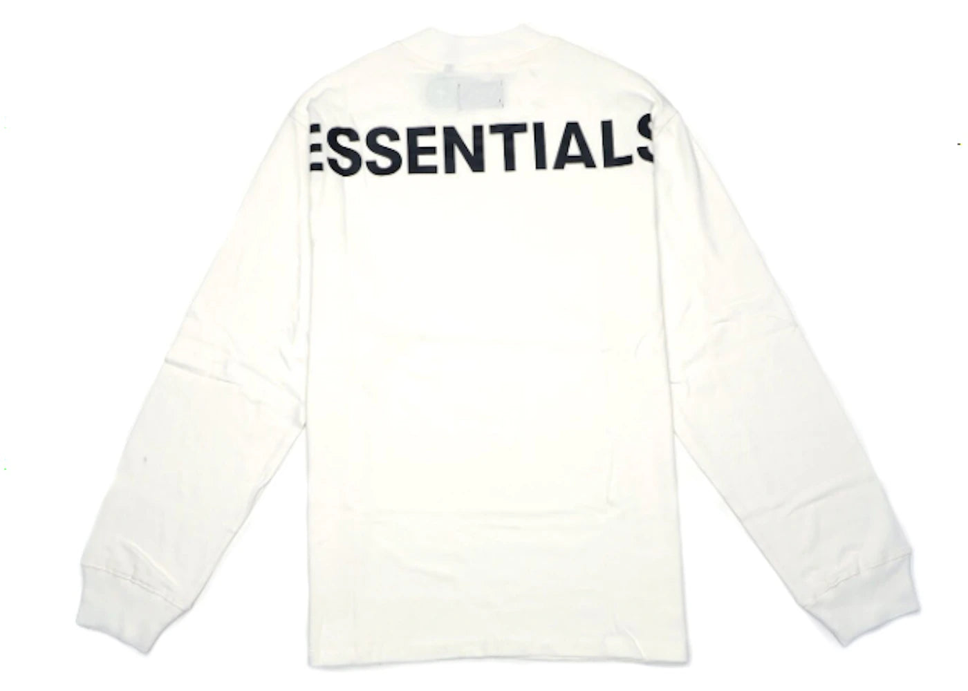 Fear of God Essentials 3M Logo Long Sleeve Boxy T-shirt White