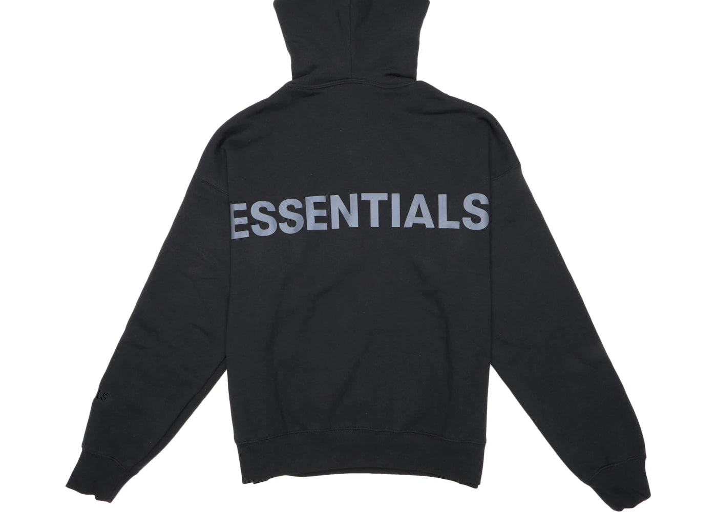 Fear of God Essentials 3M logo Pullover Hoodie Black/Black