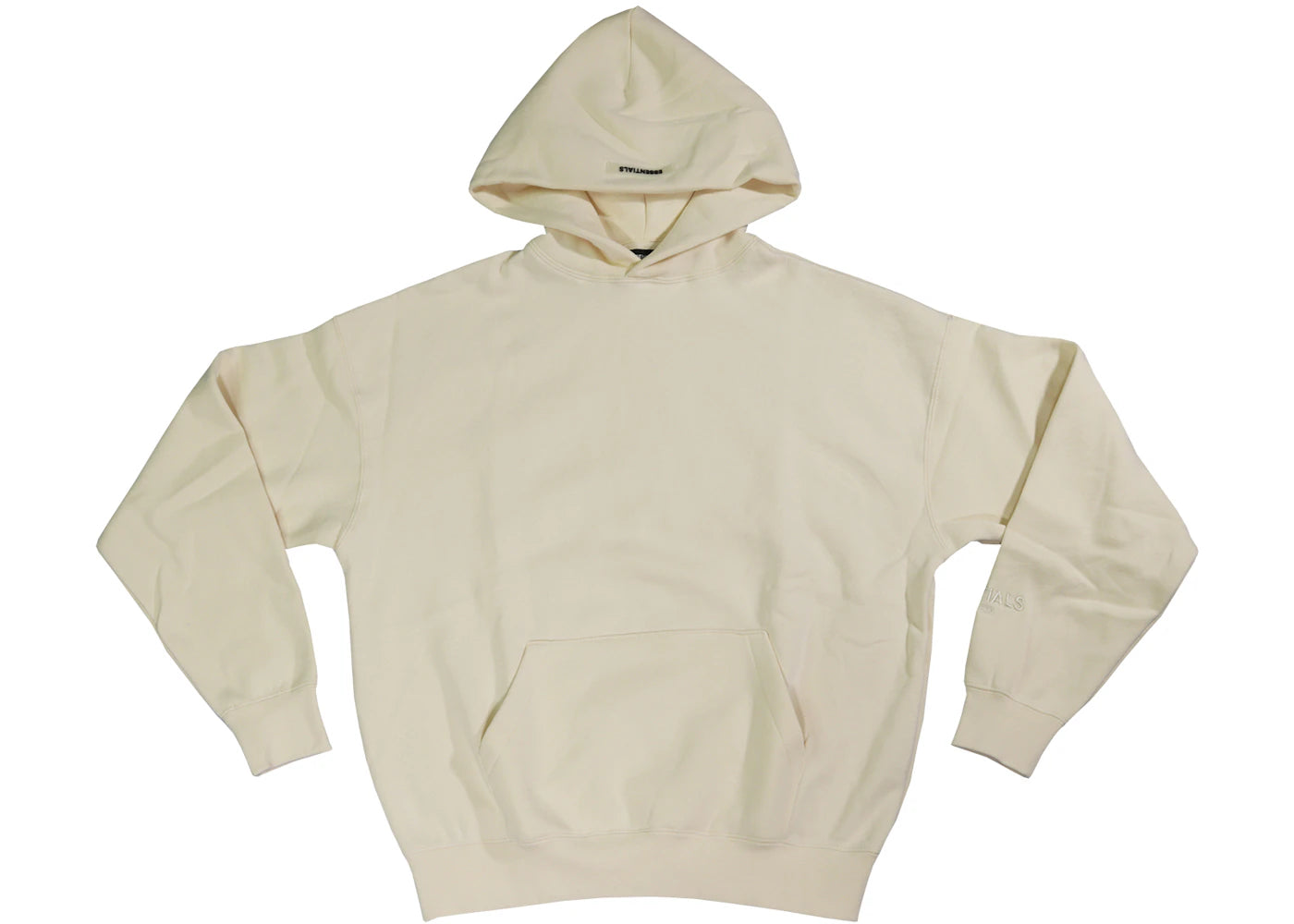 Fear of God Essentials 3M Logo Pullover Hoodie Butter Cream