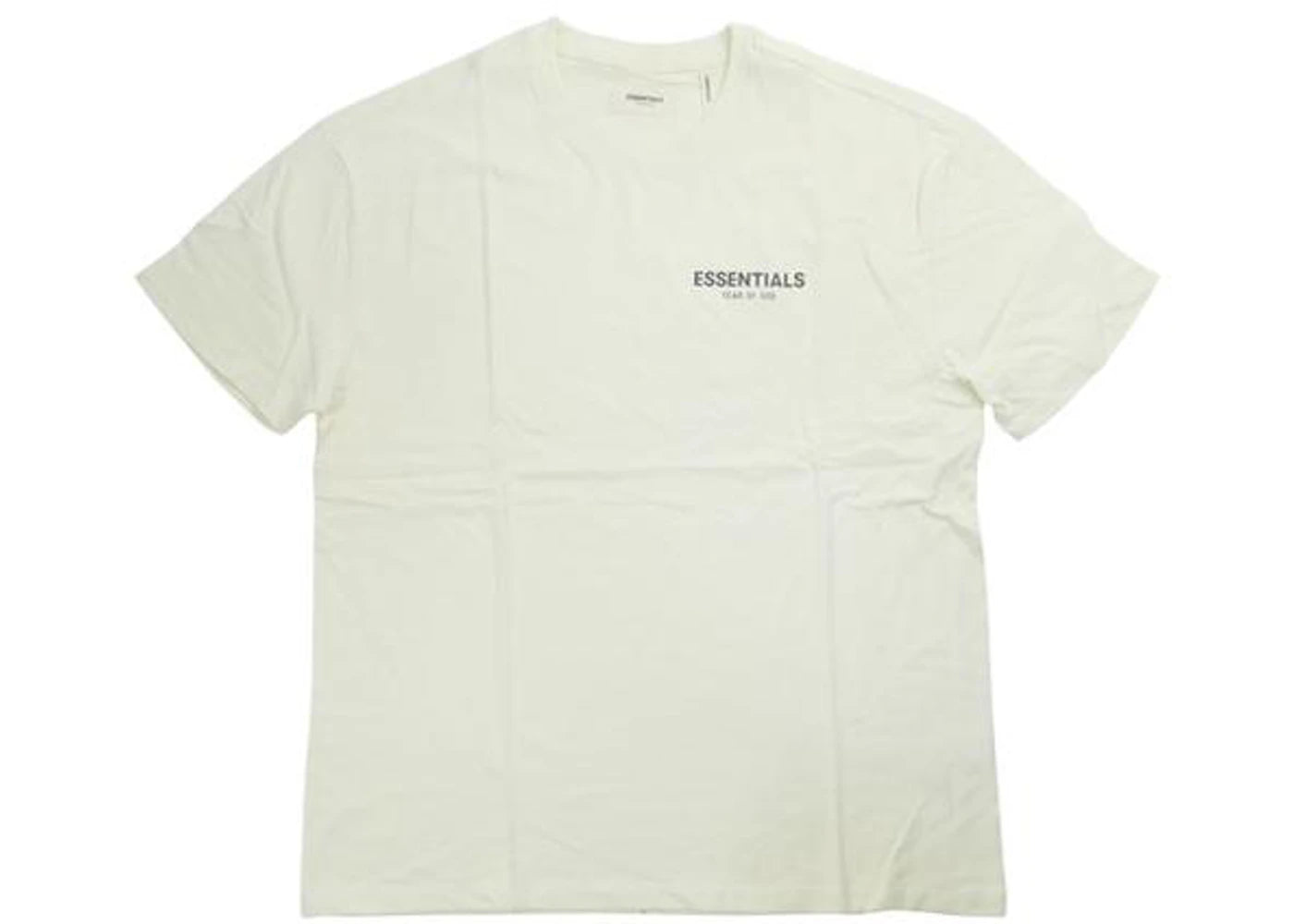 Fear of God Essentials Boxy Logo T-shirt Cream
