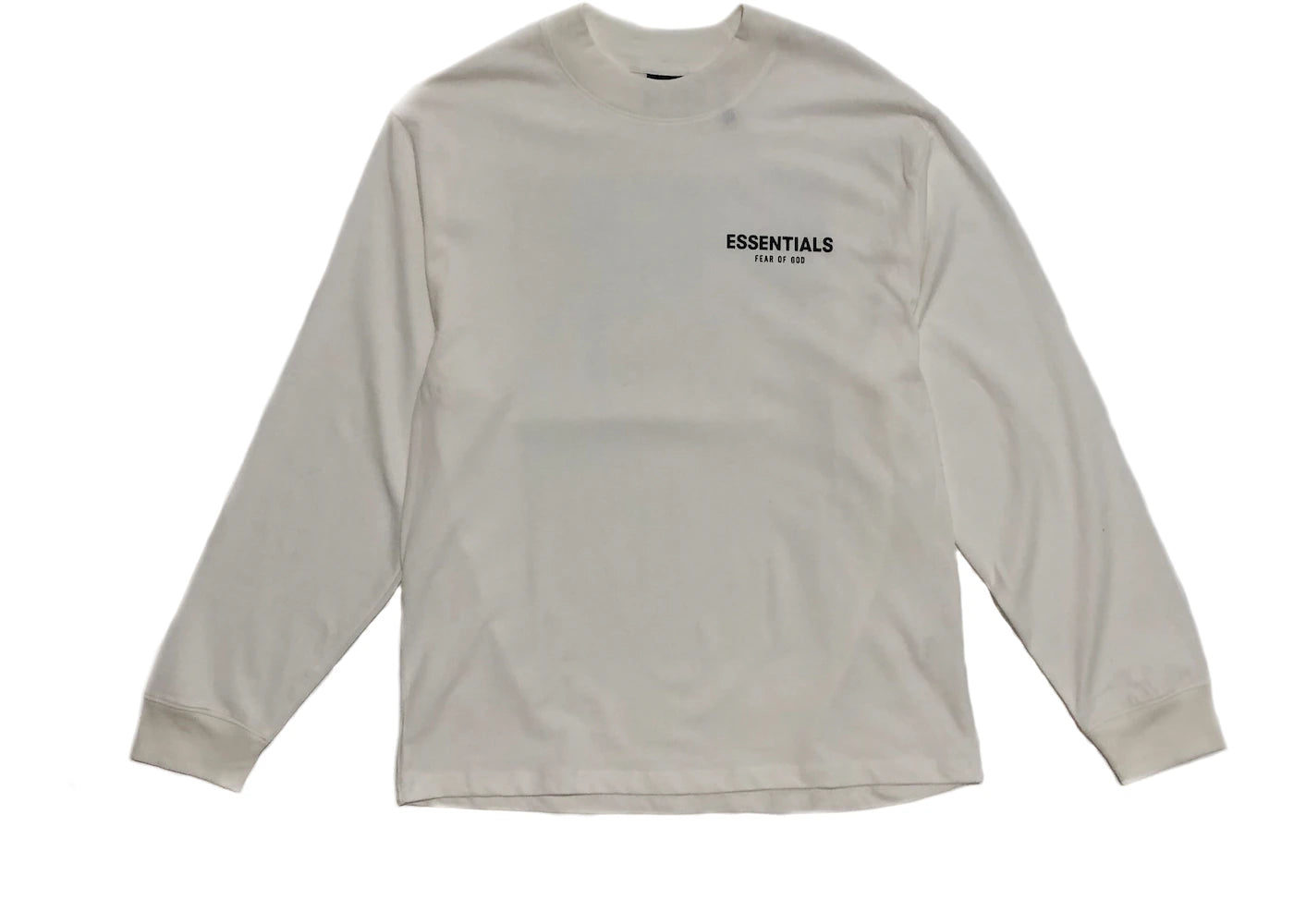 Fear of God Essentials Long Sleeve Photo T-shirt White