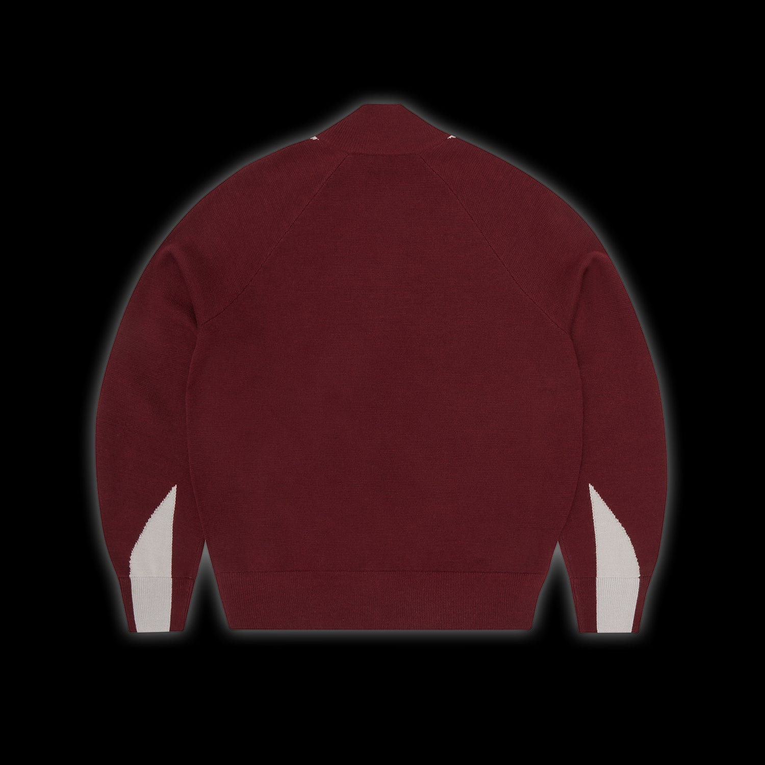 Corteiz Finesse Knit ZIP バーガンディ L finesse-knit-zip-up-burgundy-1