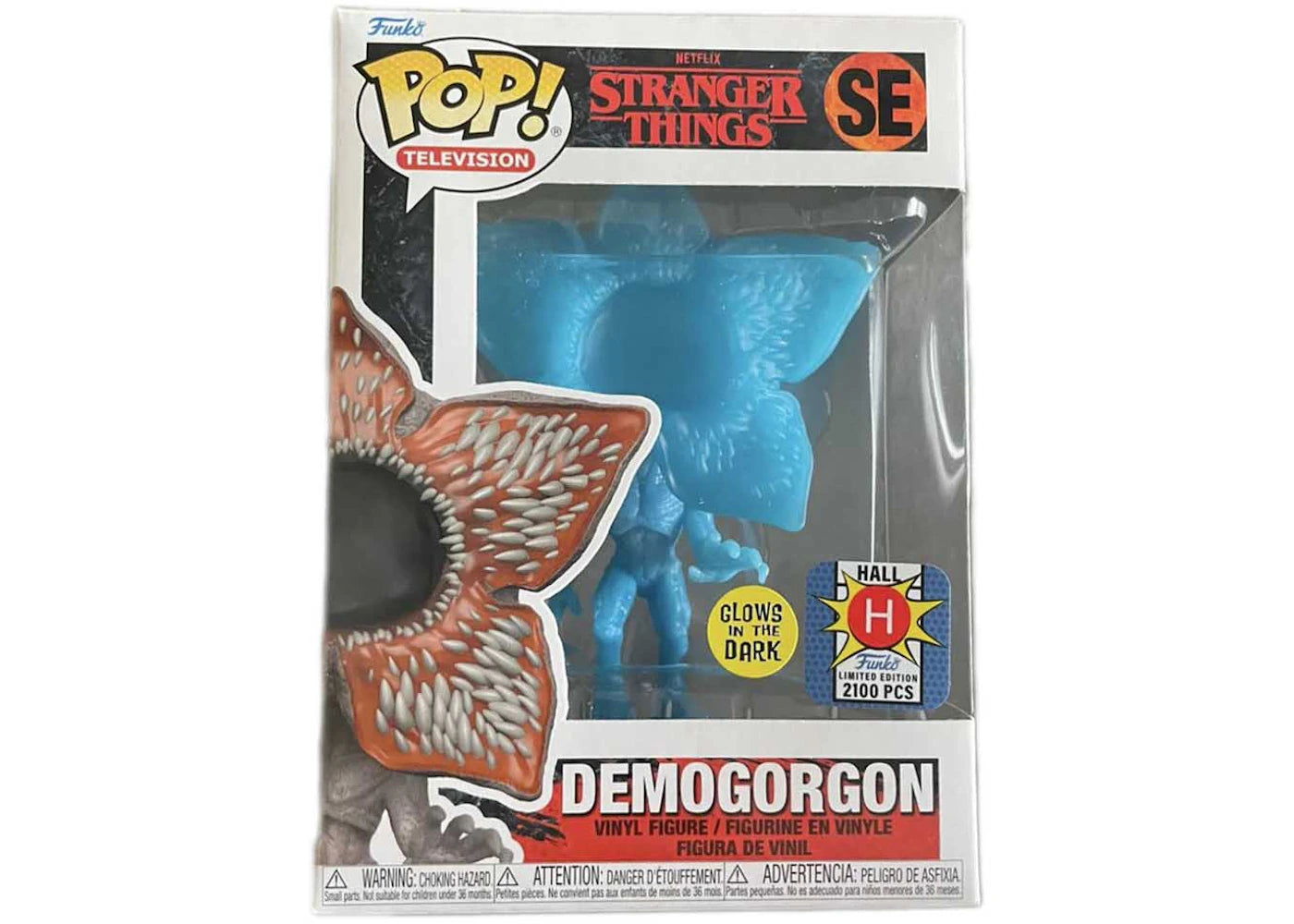 Funko Pop! Television Stranger Things Demogorgon Blue Hall H Exclusive Glow SE (LE 2100)