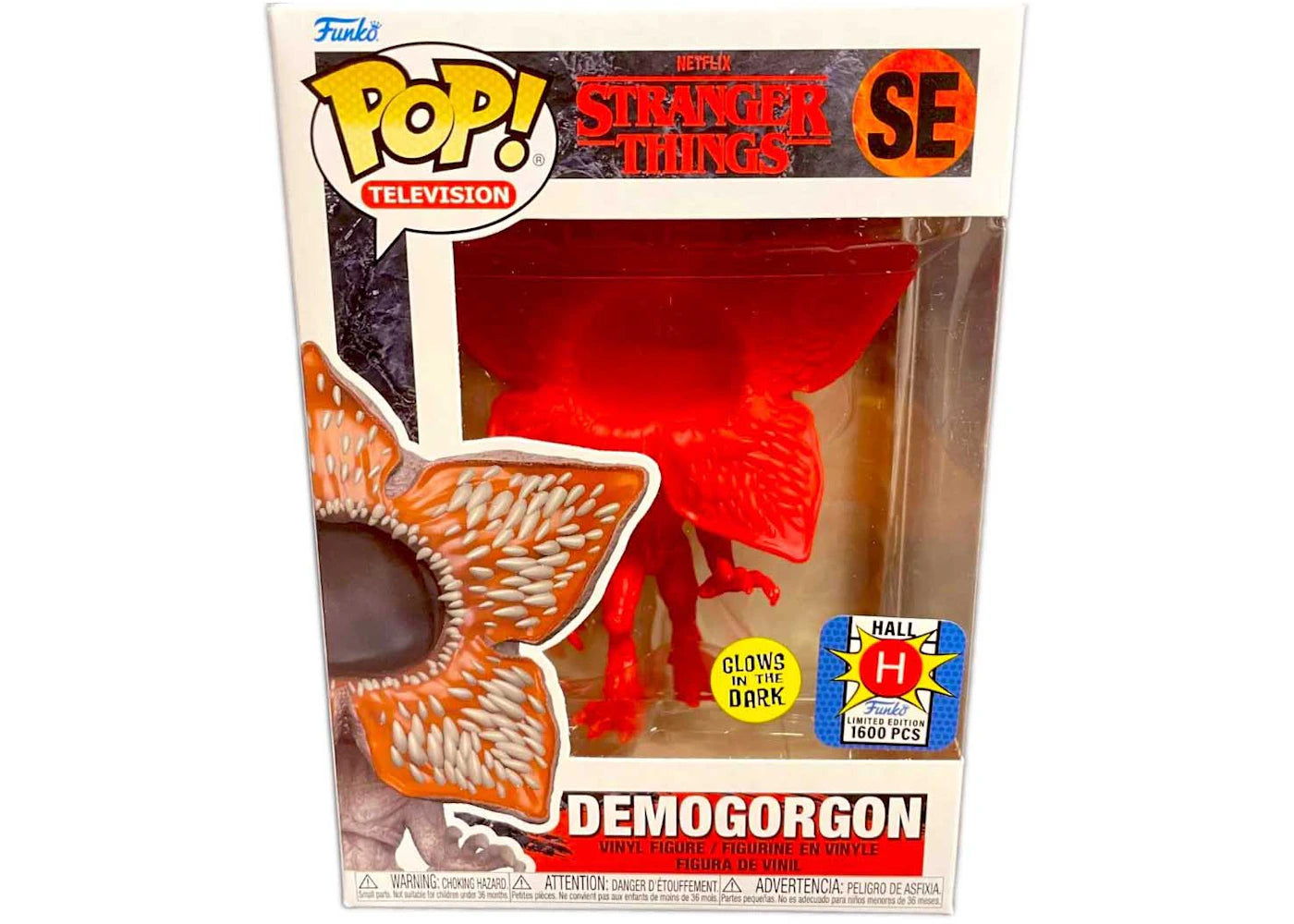 Funko Pop! Television Stranger Things Demogorgon Red Hall H Exclusive GITD SE (LE 1600)