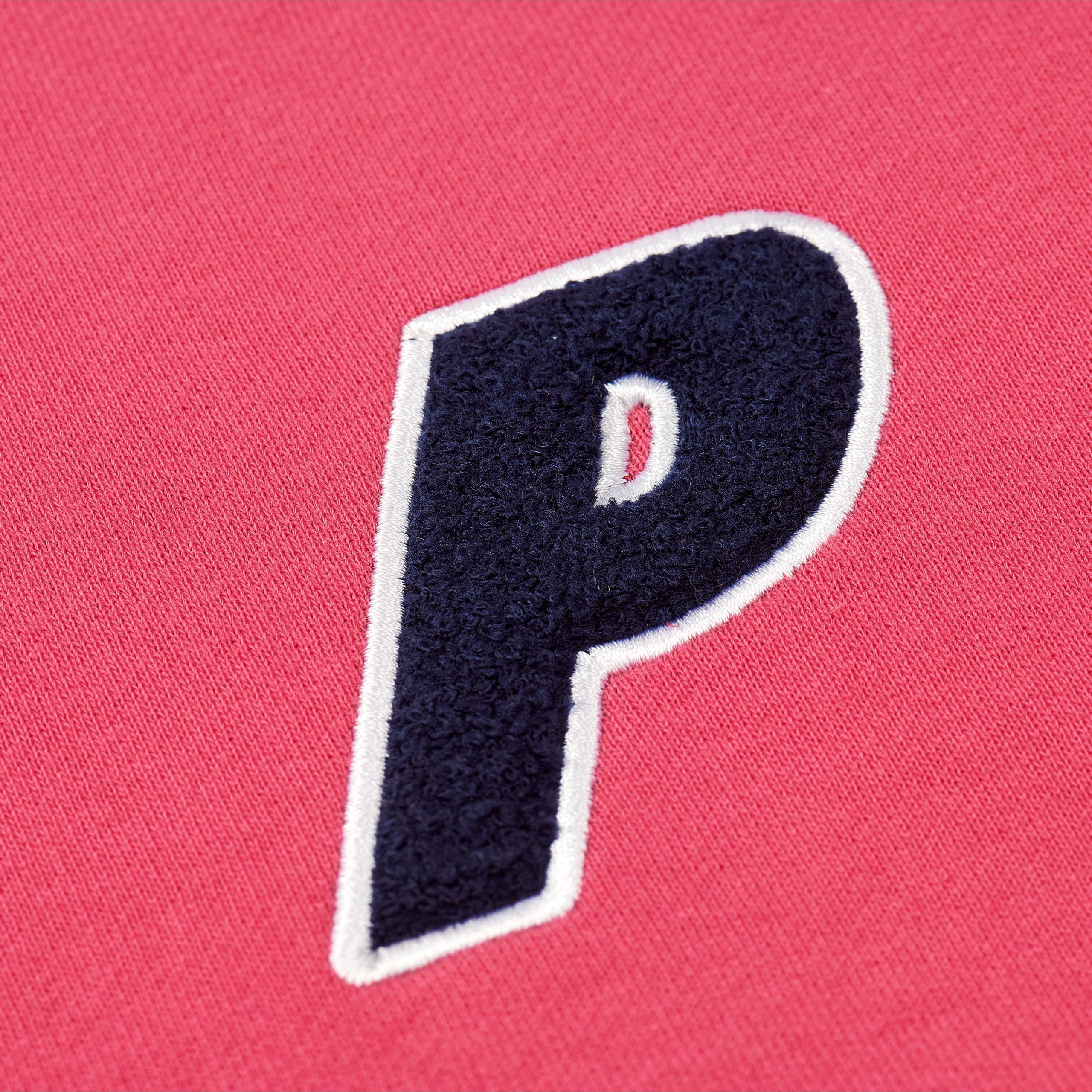 Palace Chenille Tri-ferg Crew Berry Red