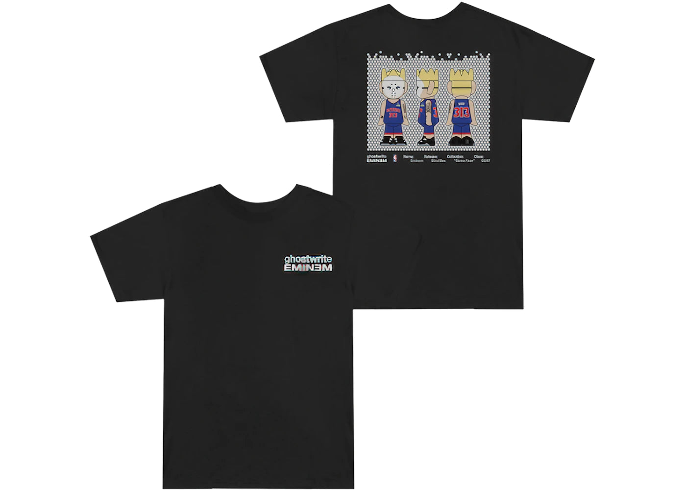 ghostwrite x NBA Eminem 2025 T-shirt (Edition of 2000) Black