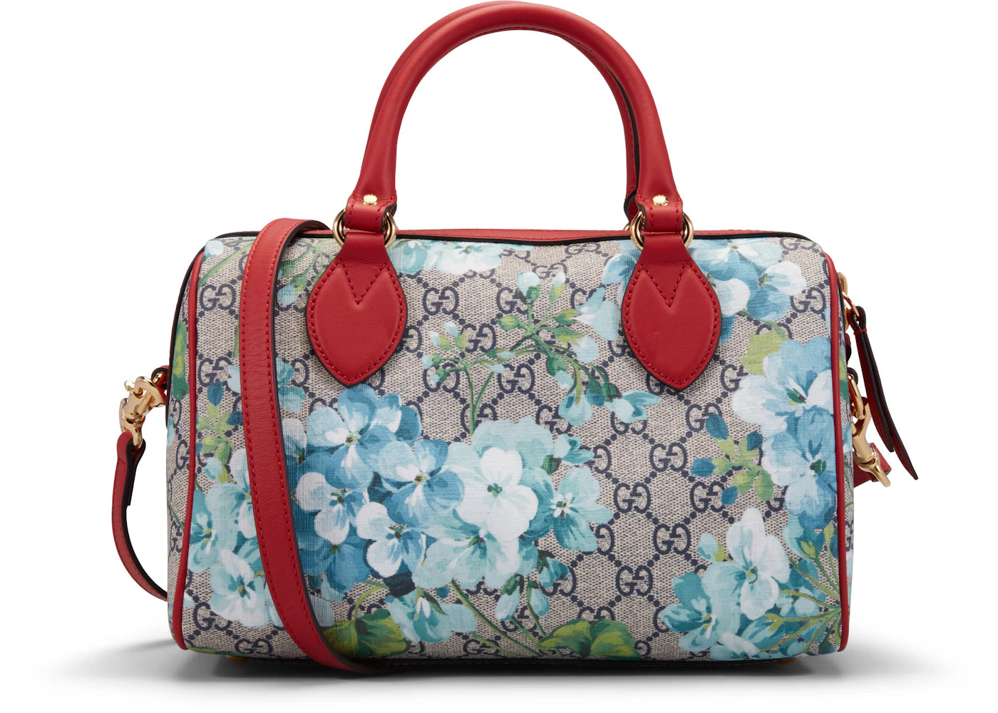 Gucci Boston GG Supreme Blooms Small Blue/Red