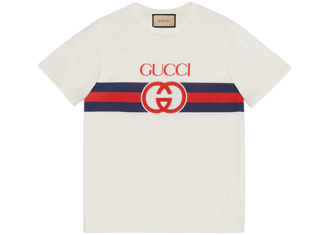 Gucci Interlocking G Cotton T-Shirt White/Multi