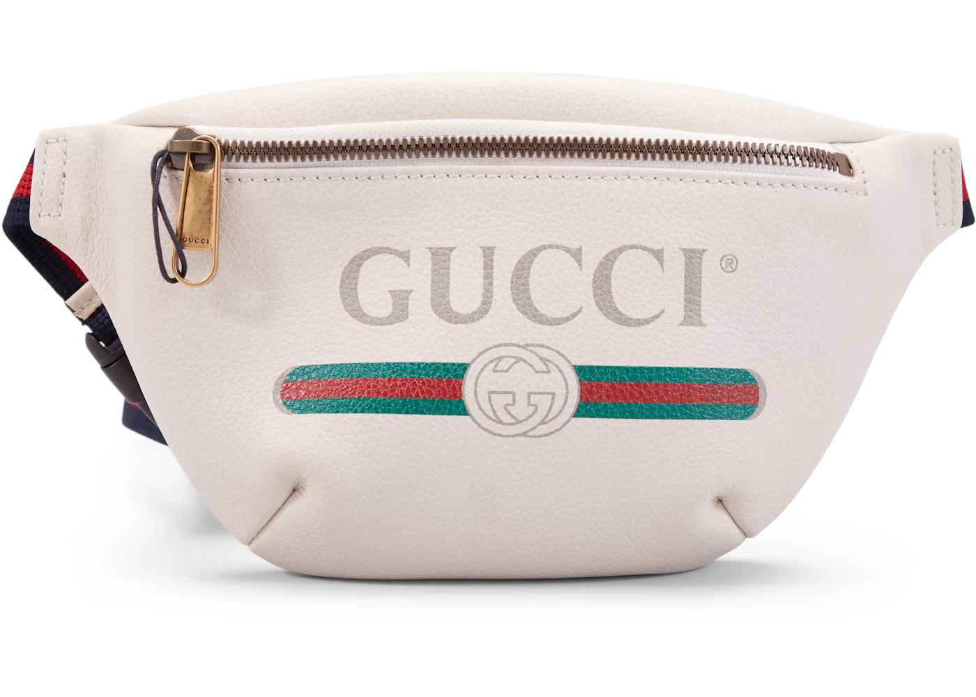 Gucci Print Belt Bag Vintage Logo Small White