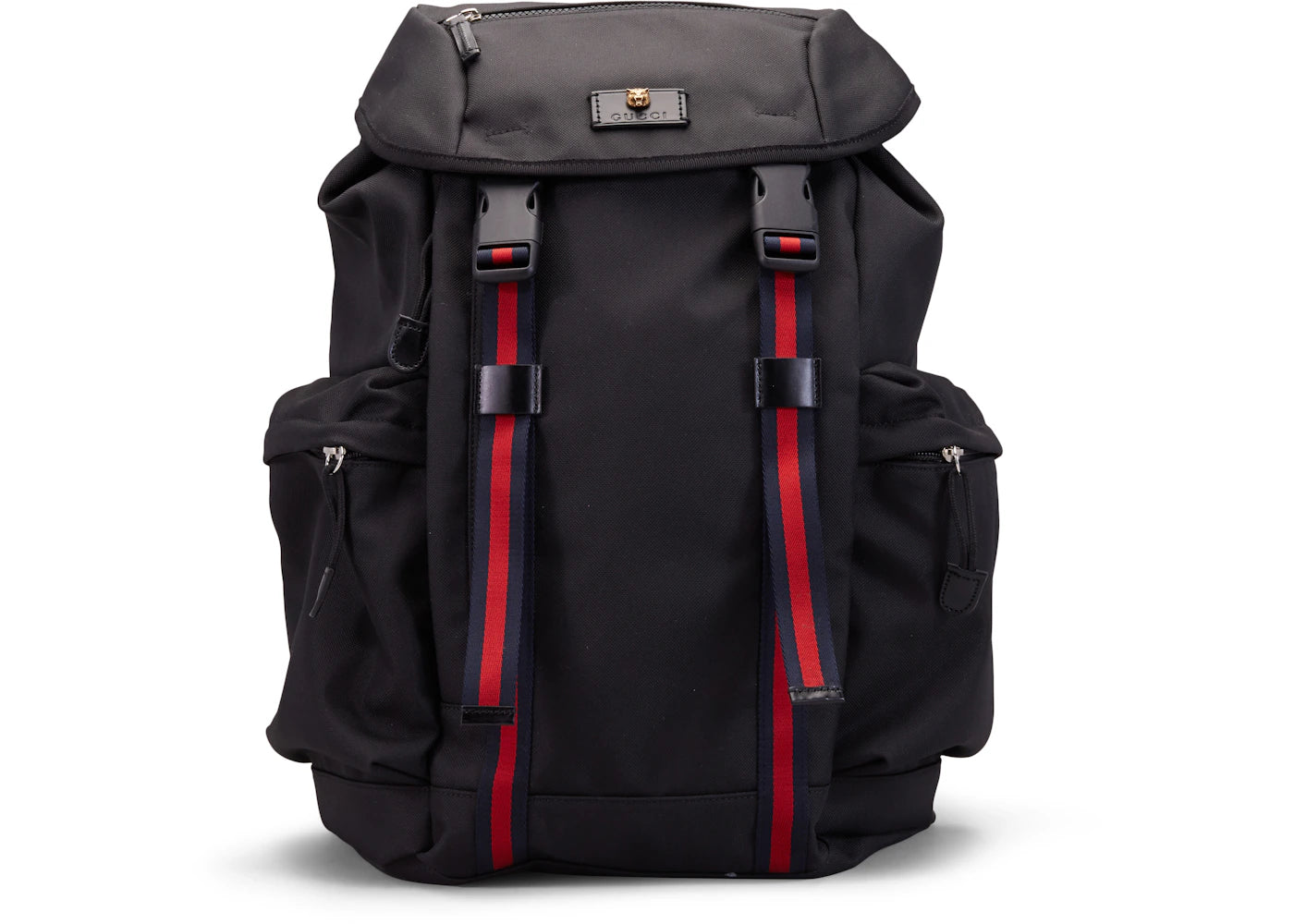 Gucci Techno Backpack Web Drawstring Black