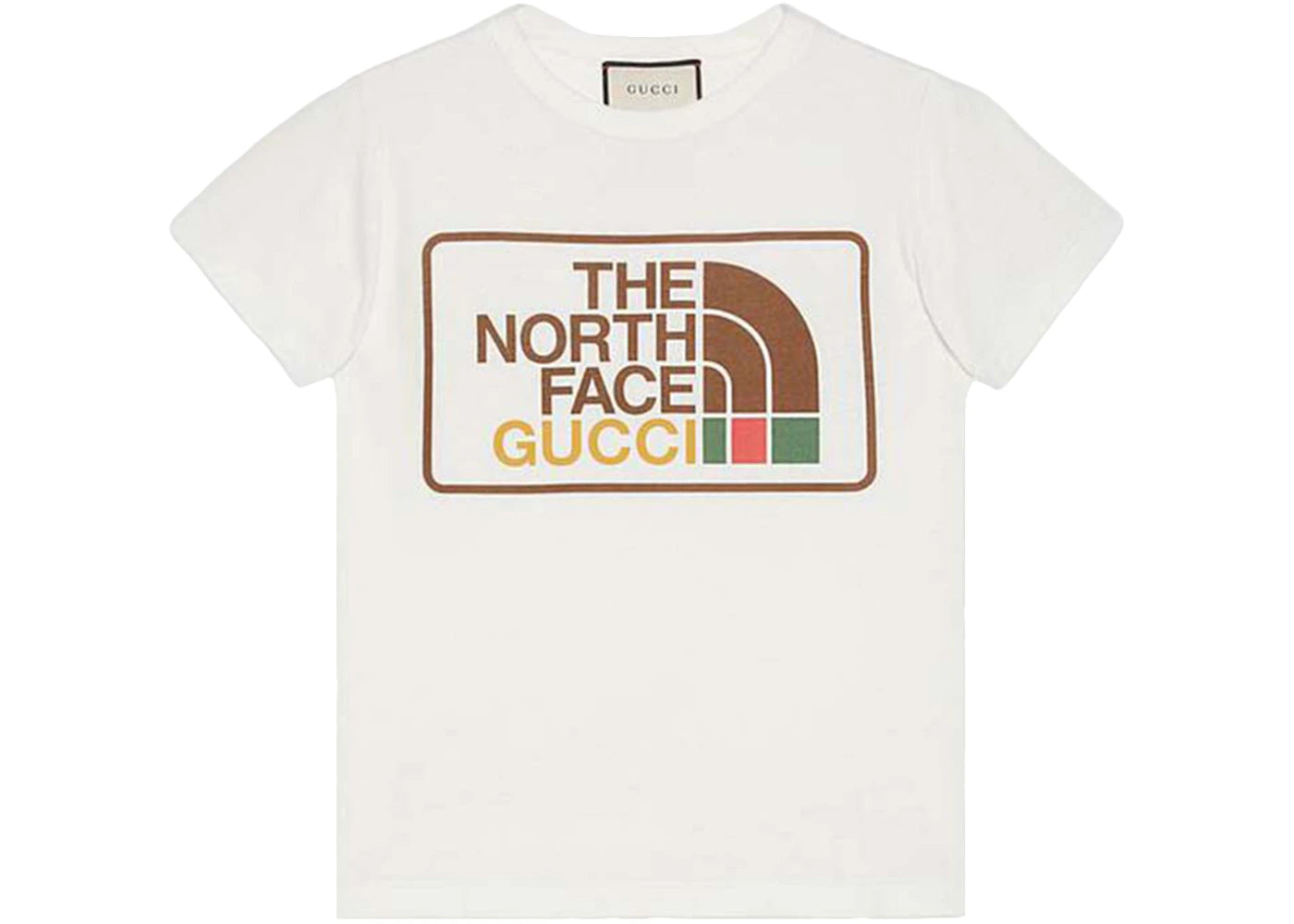 Gucci x The North Face Print Cotton T-shirt Beige