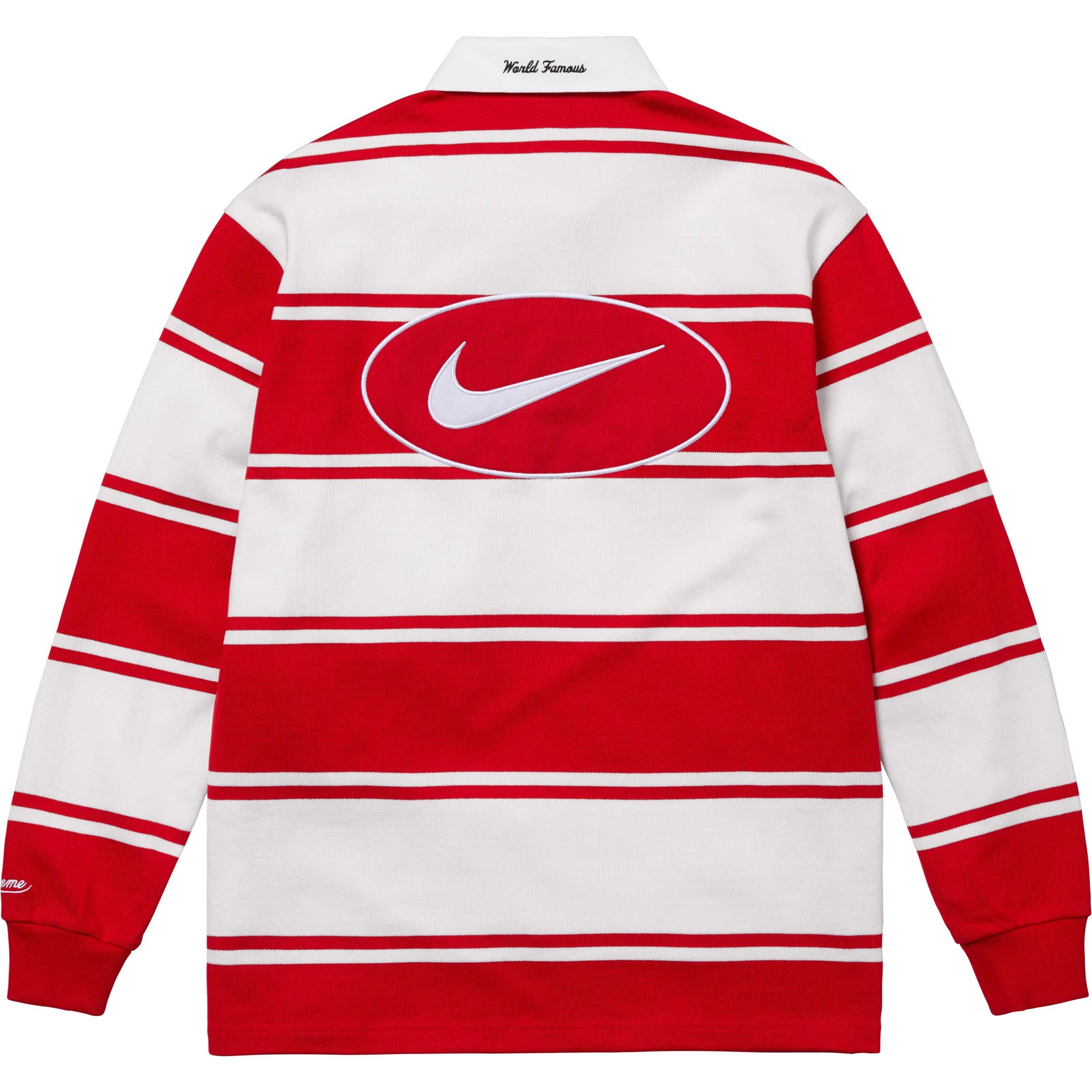 Supreme x Nike Stripe Rugby - Red – Side Kicks
