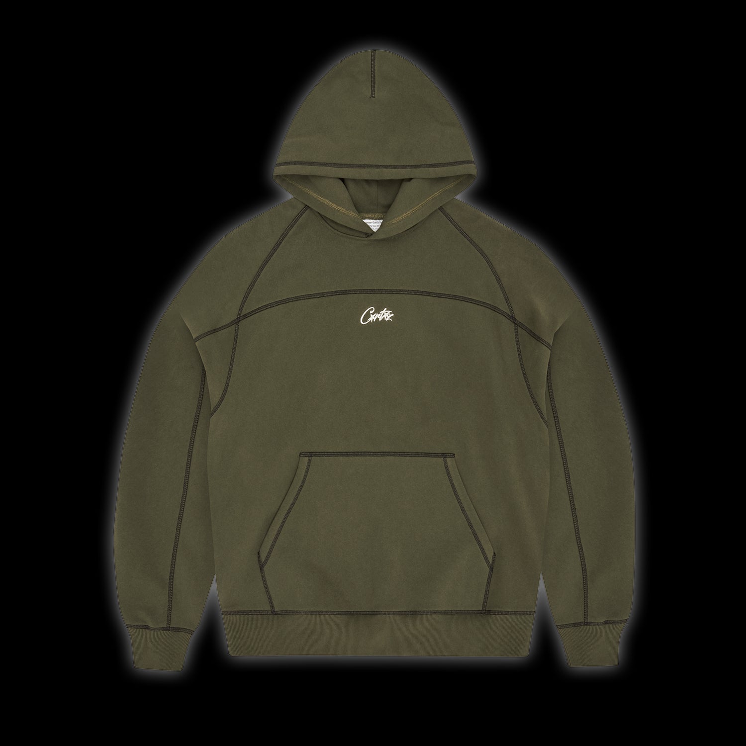 Corteiz HMP V2 Hoodie Olive / Black