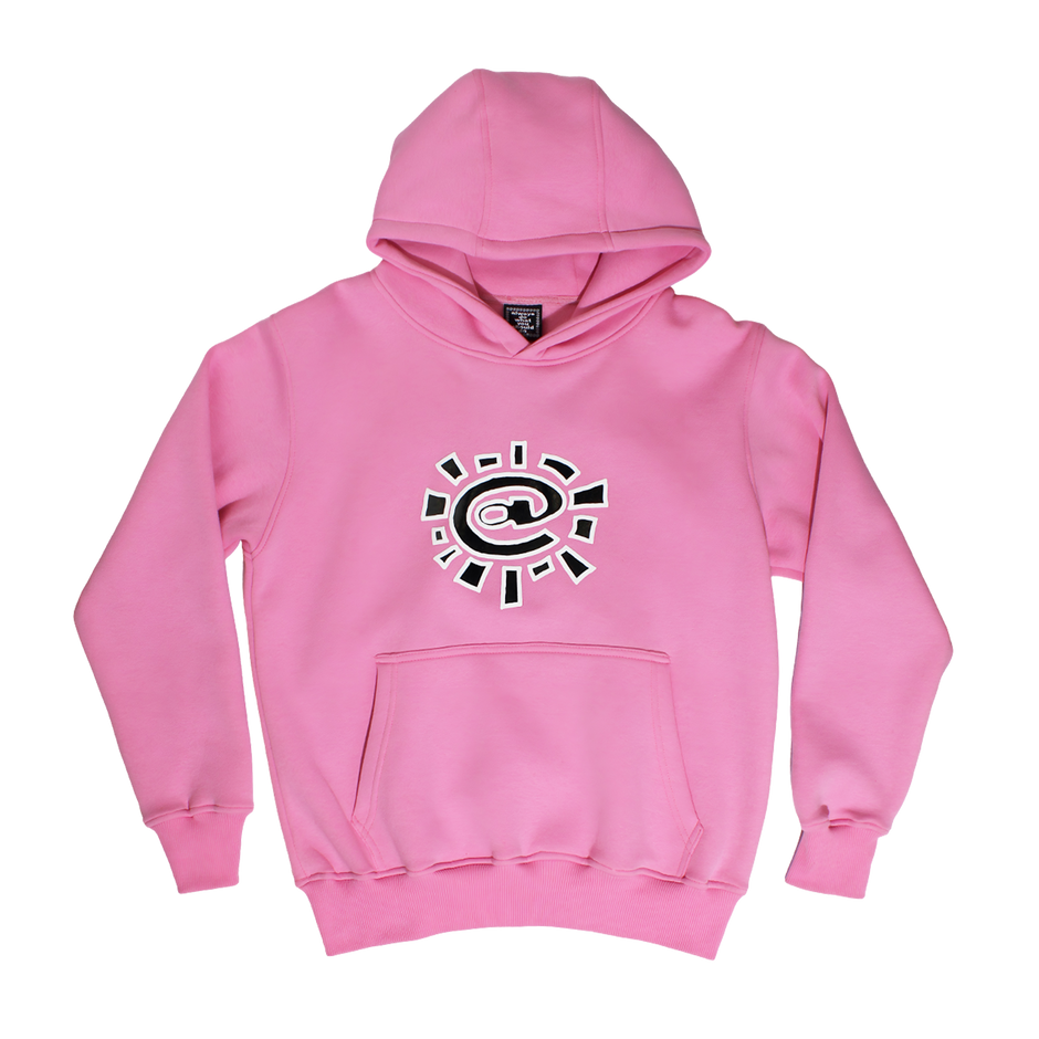 Always Do As You Should Do Sun Hoodie Light Pink