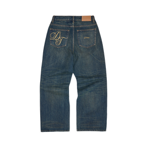 Corteiz x Denim Tears DT Luxe Baggy Jeans Vintage indigo
