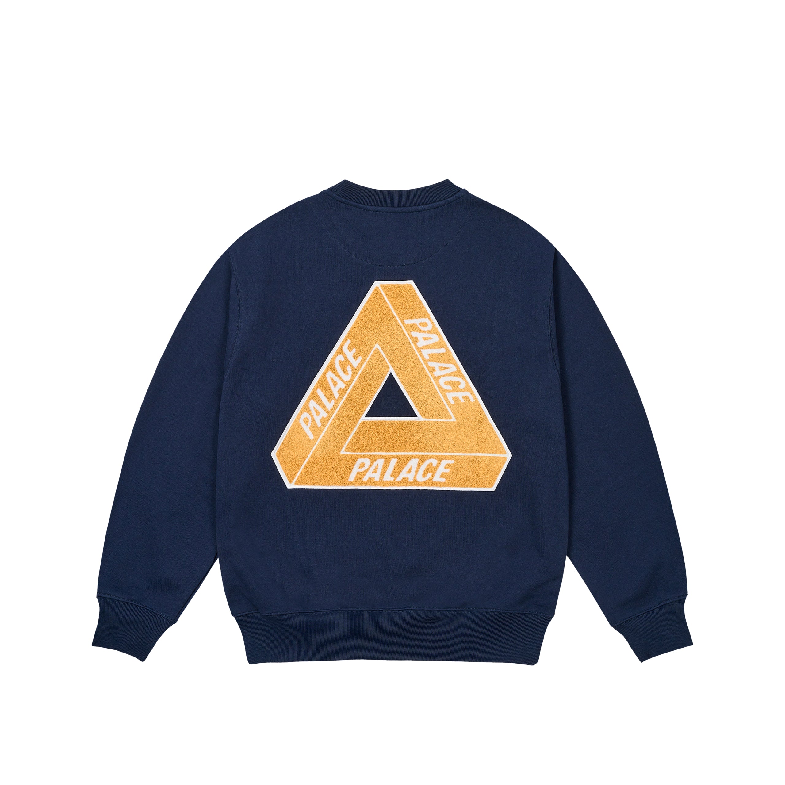 Palace Chenille Tri-ferg Crew Navy