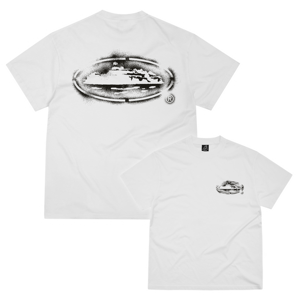 Corteiz Island® Stencil Tee White – Side Kicks
