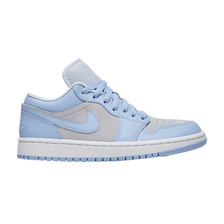 Jordan 1 Low Football Grey Aluminum (Women's) - Side Kicks