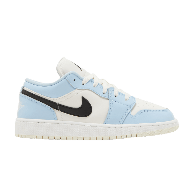 Jordan 1 Low Ice Blue Black (GS) - Side Kicks