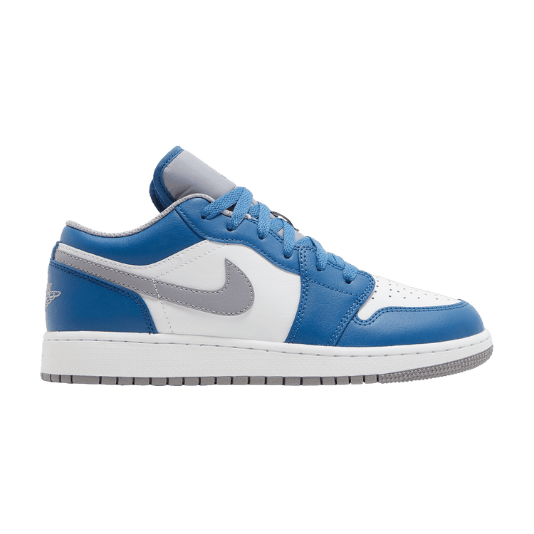 Jordan 1 Low True Blue (GS) - Side Kicks