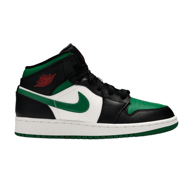 Jordan 1 Mid Green Toe (GS) - Side Kicks