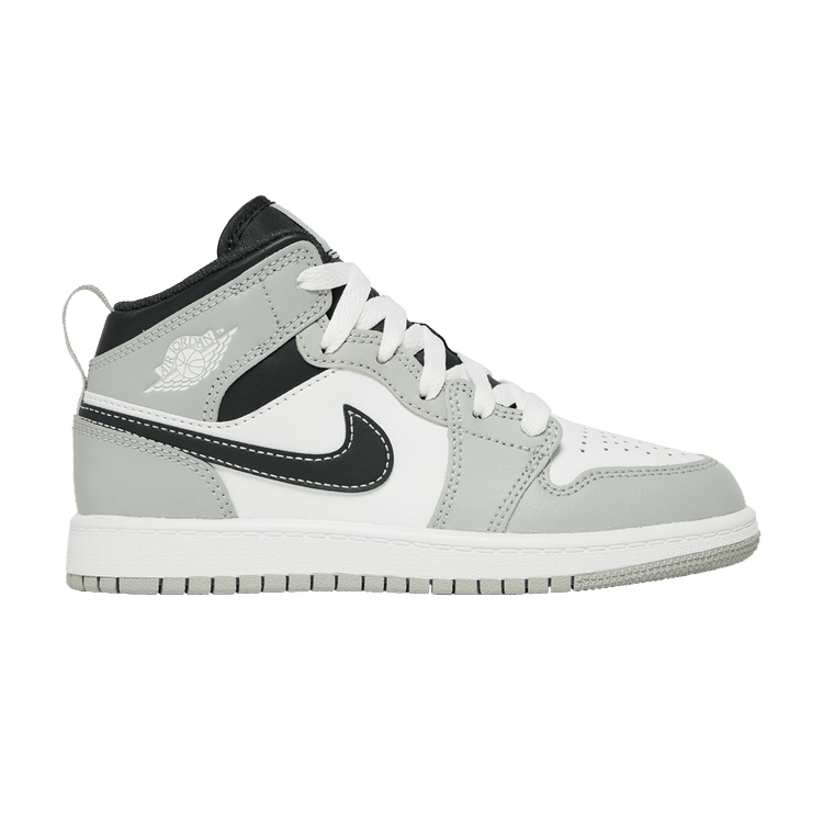 Jordan 1 Mid Light Smoke Grey (2022) (PS) - Side Kicks