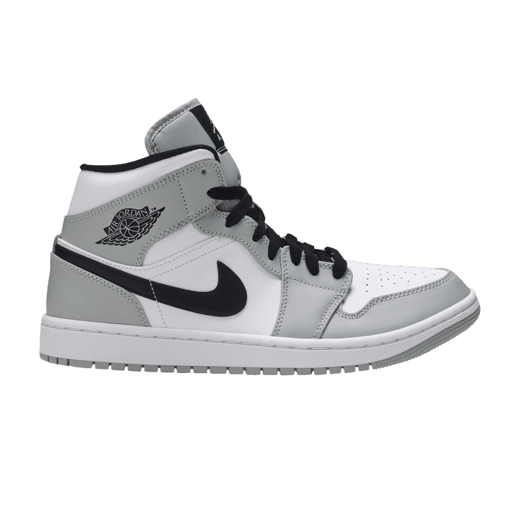 Jordan 1 Mid Light Smoke Grey - Side Kicks