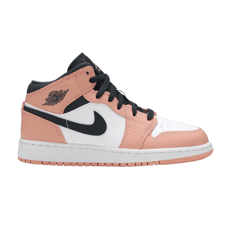 Jordan 1 Mid Pink Quartz (GS) - Side Kicks