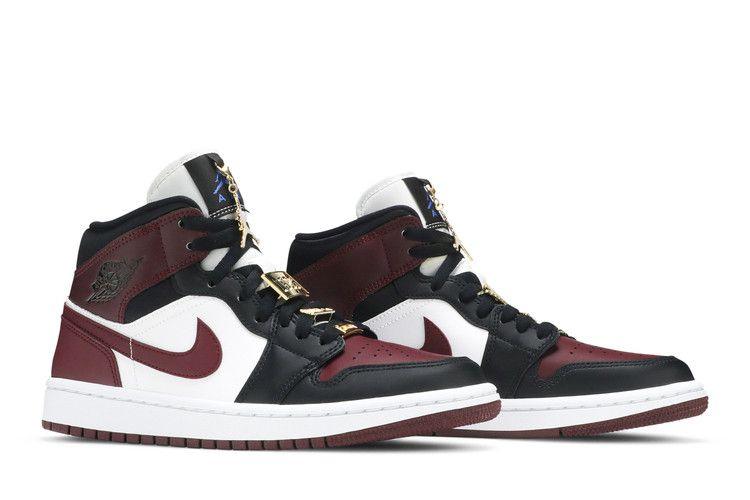 Jordan 1 Mid SE Black Dark Beetroot (Women's) - Side Kicks