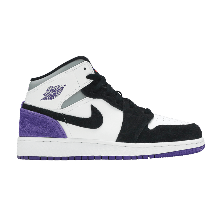 Jordan 1 Mid SE Purple (GS) - Side Kicks