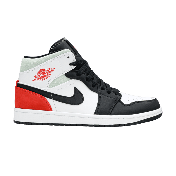 Jordan 1 Mid SE Red Black Toe - Side Kicks