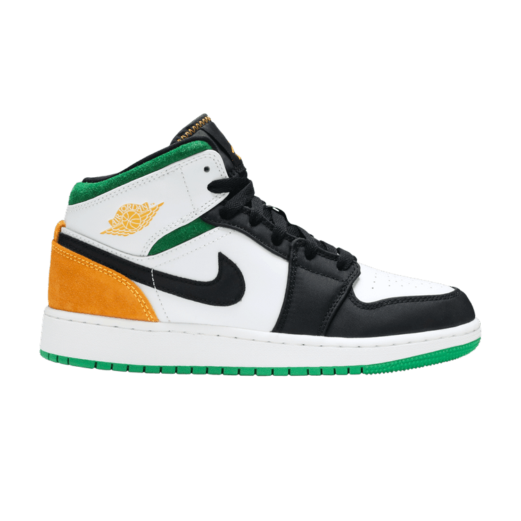 Jordan 1 Mid SE White Laser Orange Lucky Green (GS) - Side Kicks