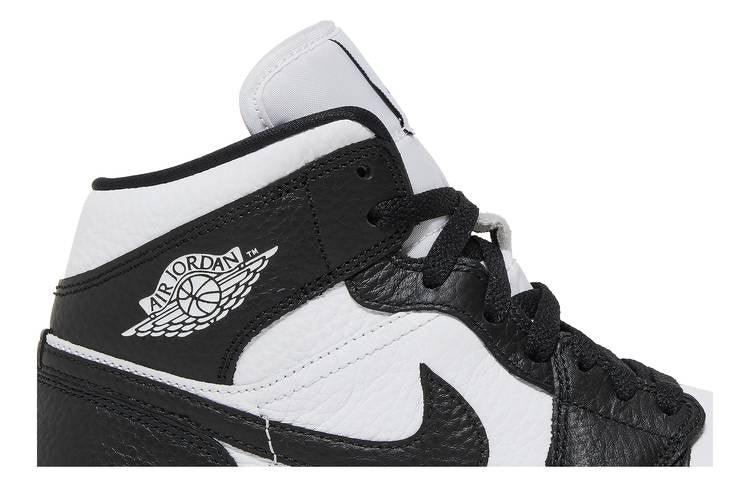 Jordan 1 Mid Split Black White (Women's) - Side Kicks