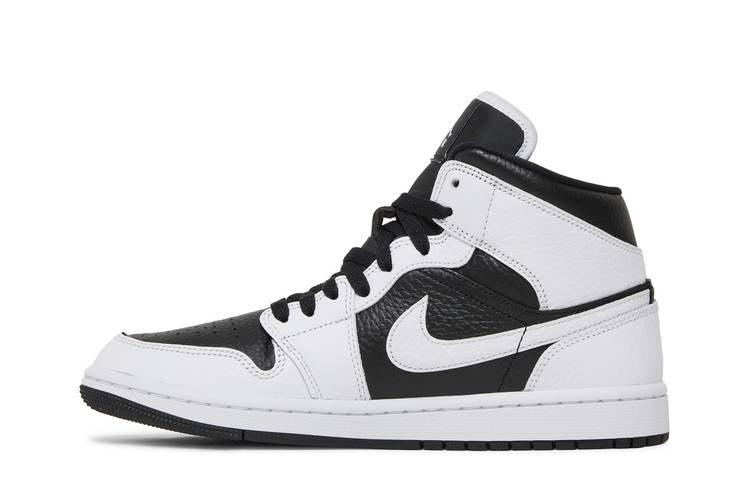 Jordan 1 Mid Split Black White (Women's) - Side Kicks