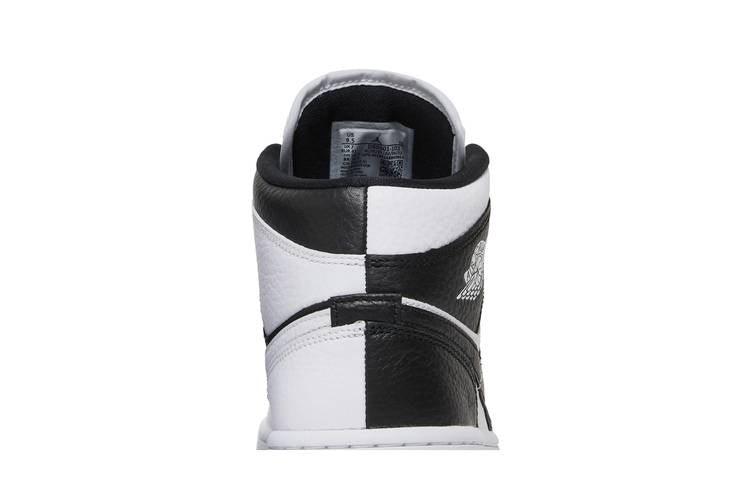 Jordan 1 Mid Split Black White (Women's) - Side Kicks