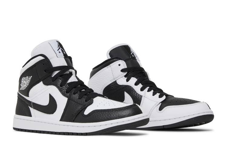 Jordan 1 Mid Split Black White (Women's) - Side Kicks