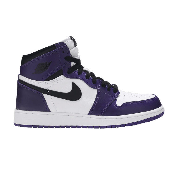 Jordan 1 Retro High Court Purple White (GS) - Side Kicks