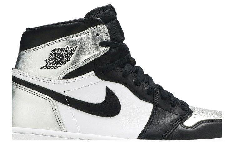 Jordan 1 Retro High Silver Toe (Women's) - Side Kicks