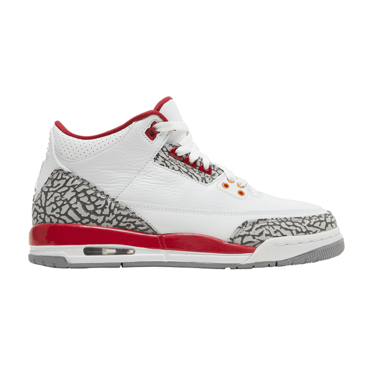 Jordan 3 Retro Cardinal (GS) - Side Kicks