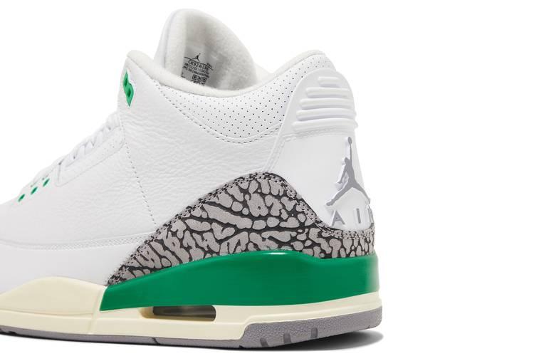 Jordan 3 Retro Lucky Green (Women's) - Side Kicks