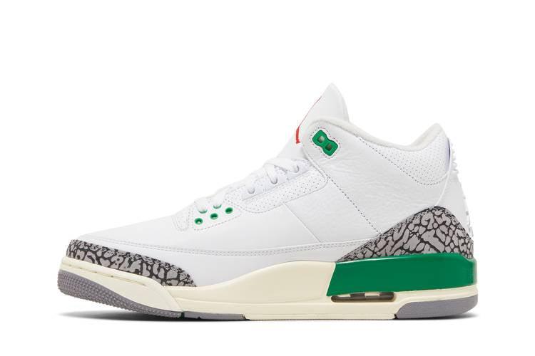 Jordan 3 Retro Lucky Green (Women's) - Side Kicks