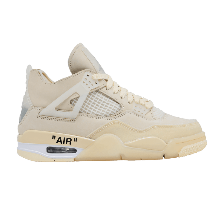 Jordan 4 Retro Off-White Sail (Women's) - Side Kicks