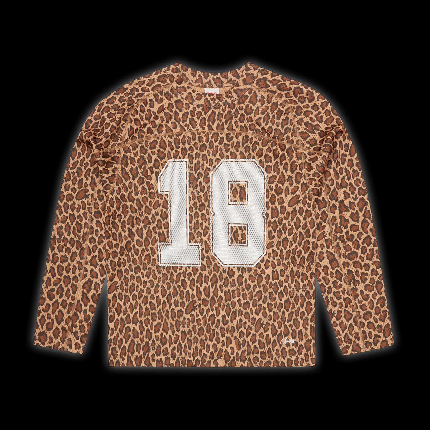 Corteiz L/S HMP Mesh Panel Jersey leopard