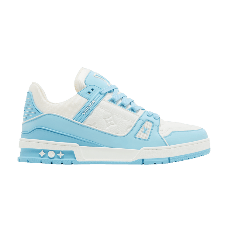 Louis Vuitton Trainer Low White Sky Blue - Side Kicks